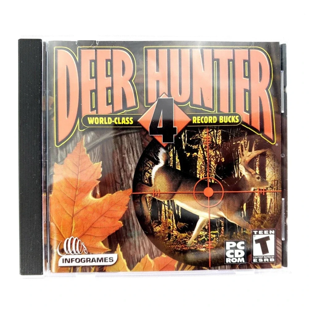 Deer Hunter 4: World Class Record Bucks Jewel Case (PC, 2001) No Big Box
